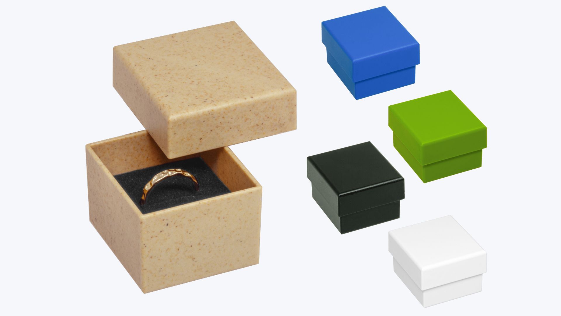Serie 1560 EARTH.<br>Schachtel aus Biokunststoff. Serie 1560 EARTH.<br>Schachtel aus Biokunststoff.