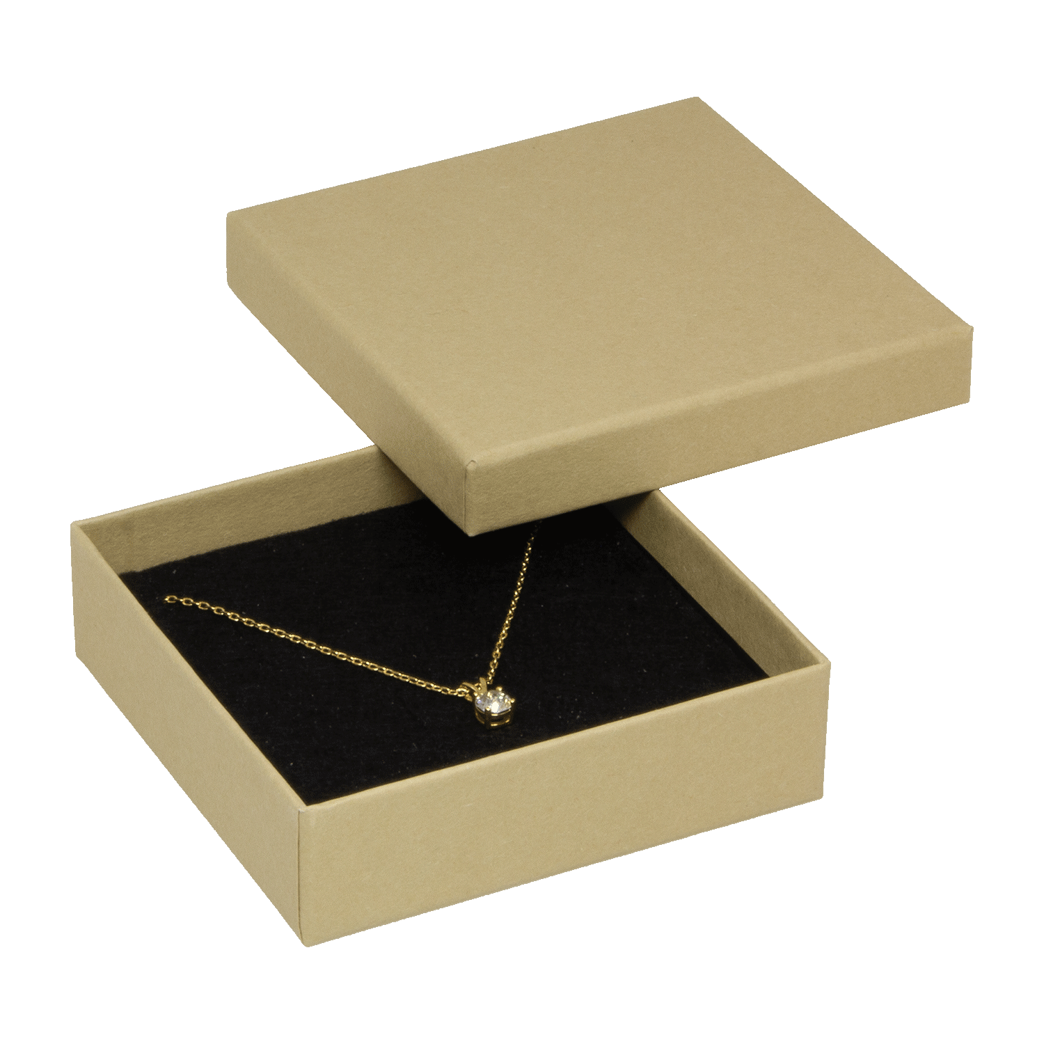 Schmuckschachteln aus recyceltem Karton für Kettenanhänger - Ohrringe - Armbänder