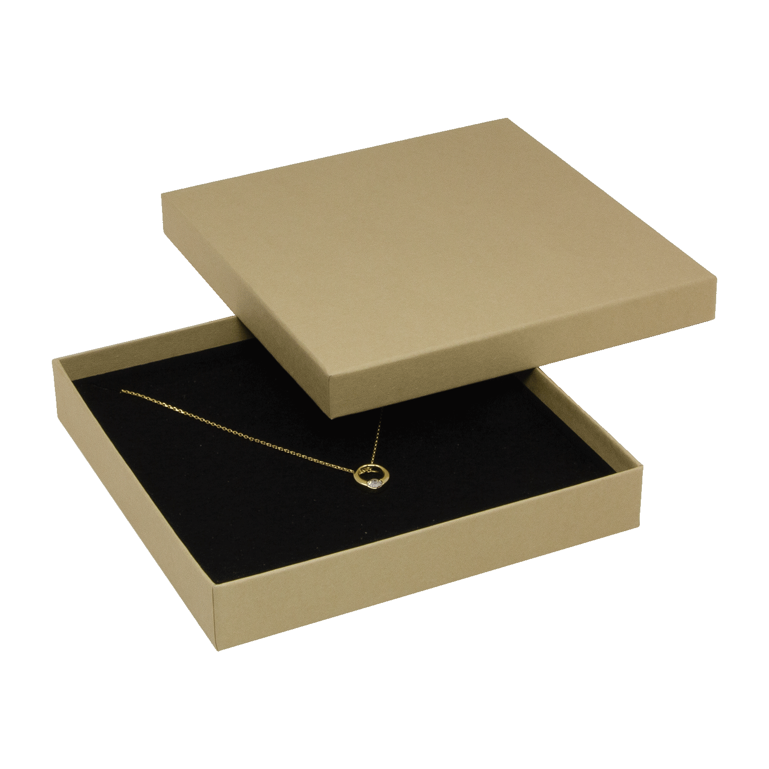 Schmuckschachteln aus recyceltem Karton für Halsketten - Colliers