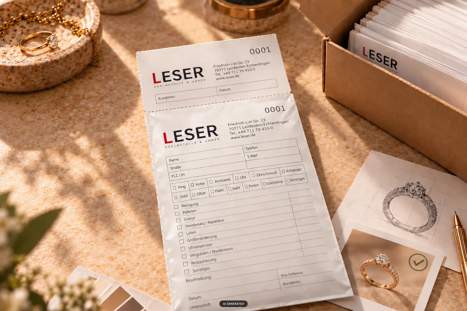 So läuft Ihre Bestellung ab