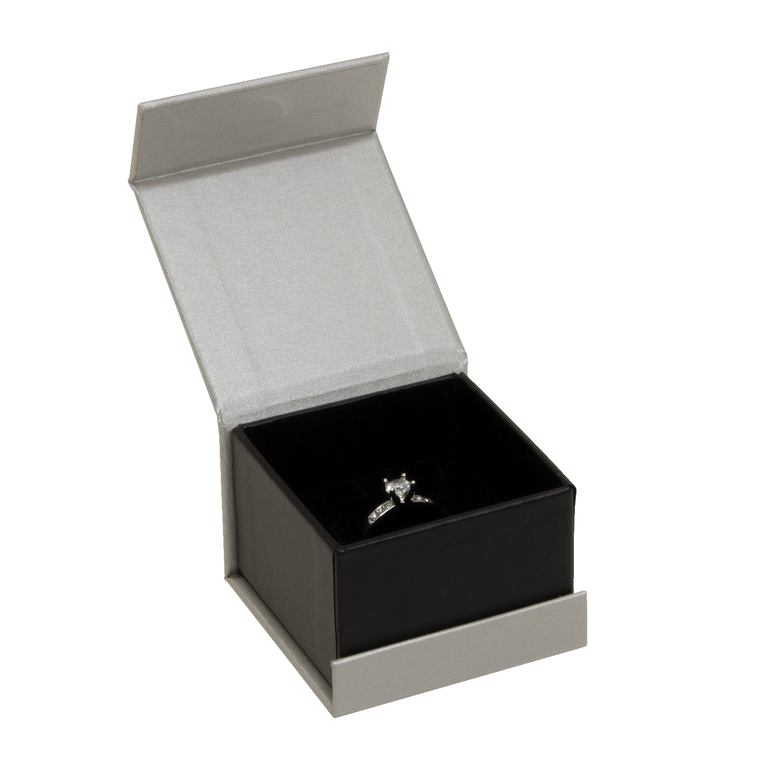 Schmucketuis aus Karton für Ringe - Trauringe - Ohrstecker